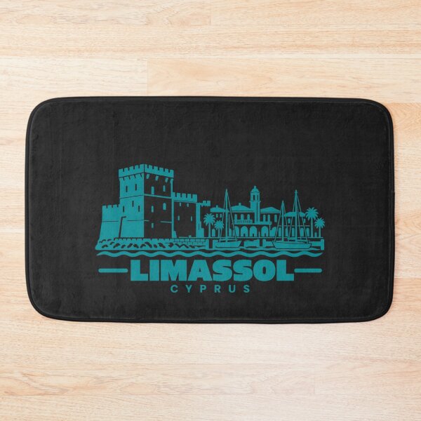 Item preview, Limassol Cyprus Line Art Coastline Poster designed and sold by CMYKStudio.
