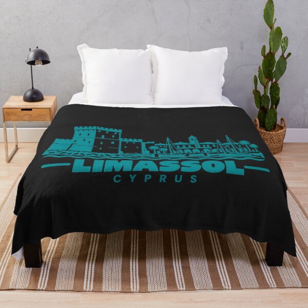 Item preview, Limassol Cyprus Line Art Coastline Poster designed and sold by CMYKStudio.
