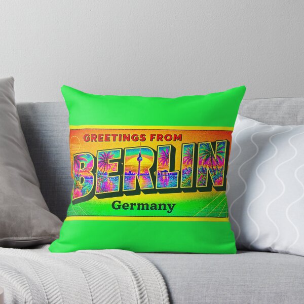 Item preview, Vaporwave Greetings From Berlin - Neon Tourist Irony  designed and sold by A E S T H E T A T A G.