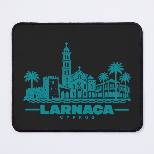 Item preview, Larnaca Cyprus Line Art Coastline Poster designed and sold by CMYKStudio.