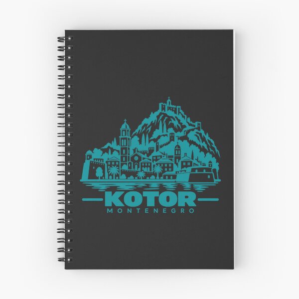 Item preview, Kotor Montenegro Line Art Coastline Poster designed and sold by CMYKStudio.