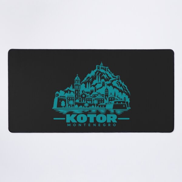 Item preview, Kotor Montenegro Line Art Coastline Poster designed and sold by CMYKStudio.