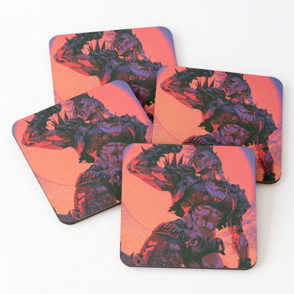 Item preview, Muscular Anime Punk - Mohawk & Spiked Shoulder Armor Art designed and sold by AxeWave.