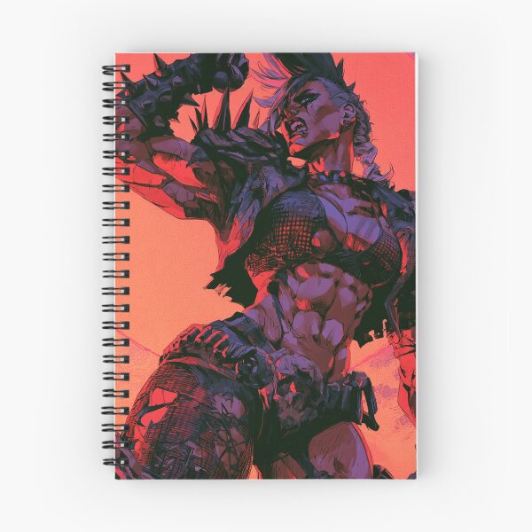 Item preview, Muscular Anime Punk - Mohawk & Spiked Shoulder Armor Art designed and sold by AxeWave.