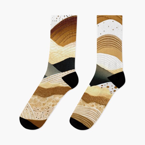 Item preview, Boho Caramel, Cream, And Earthtones Decorative Wavy Pattern designed and sold by DEC02.