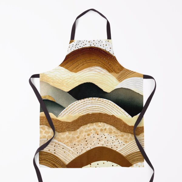 Item preview, Boho Caramel, Cream, And Earthtones Decorative Wavy Pattern designed and sold by DEC02.