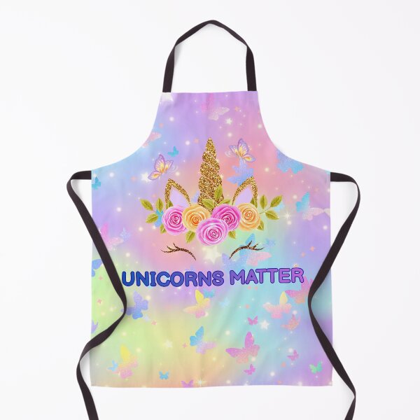 Item preview, Unicorns Matter Floral Gold Glitter Unicorn Rainbow Butterflies designed and sold by Rynasvz.