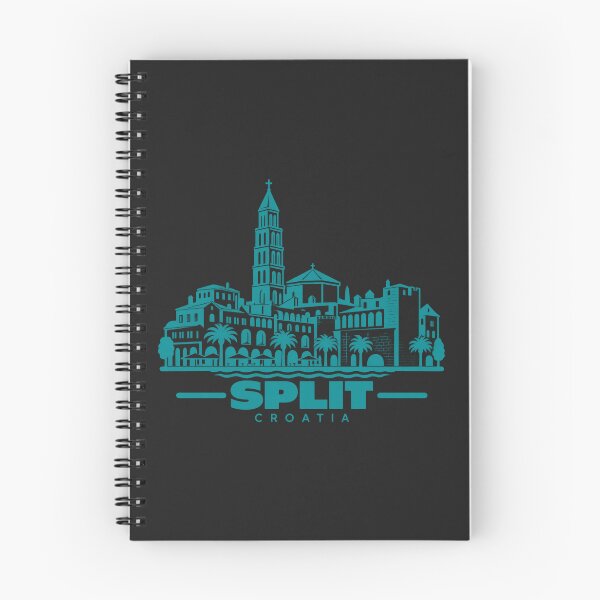 Item preview, Split Croatia Line Art Coastline Poster designed and sold by CMYKStudio.