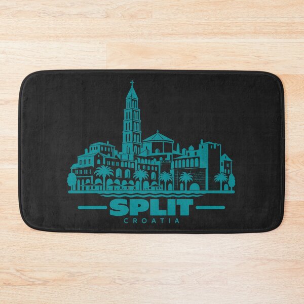 Item preview, Split Croatia Line Art Coastline Poster designed and sold by CMYKStudio.