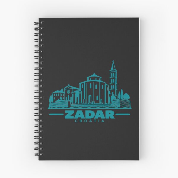 Item preview, Zadar Croatia Line Art Coastline Poster designed and sold by CMYKStudio.