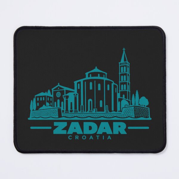Item preview, Zadar Croatia Line Art Coastline Poster designed and sold by CMYKStudio.