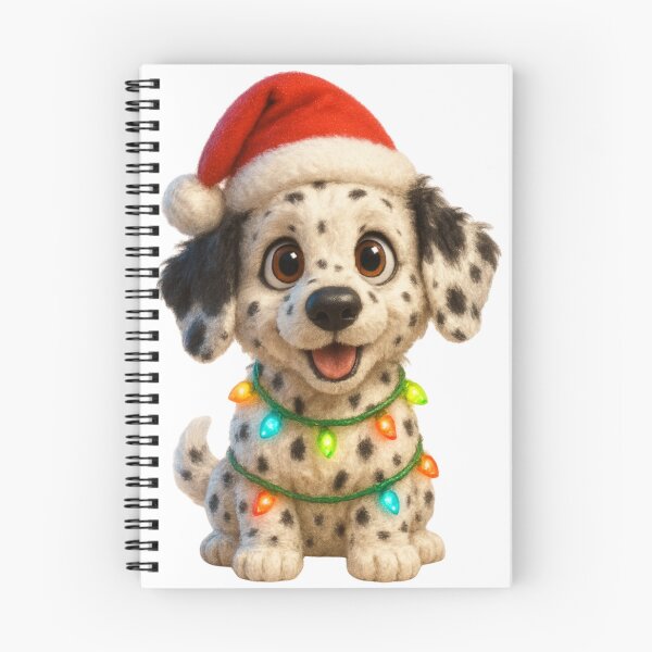 Item preview, Dalmadoodle Dog Christmas Cheer designed and sold by Sillytoe.