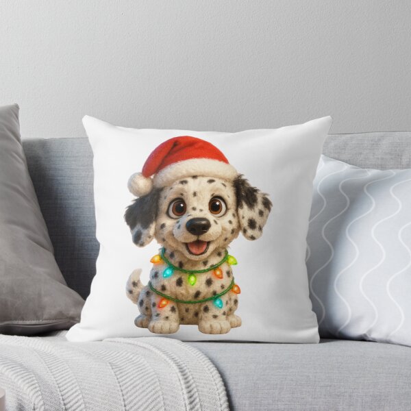 Item preview, Dalmadoodle Dog Christmas Cheer designed and sold by Sillytoe.