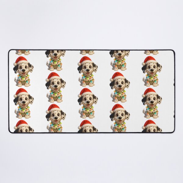 Item preview, Dalmadoodle Dog Christmas Cheer designed and sold by Sillytoe.