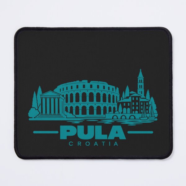 Item preview, Pula Croatia Line Art Landmark Poster designed and sold by CMYKStudio.