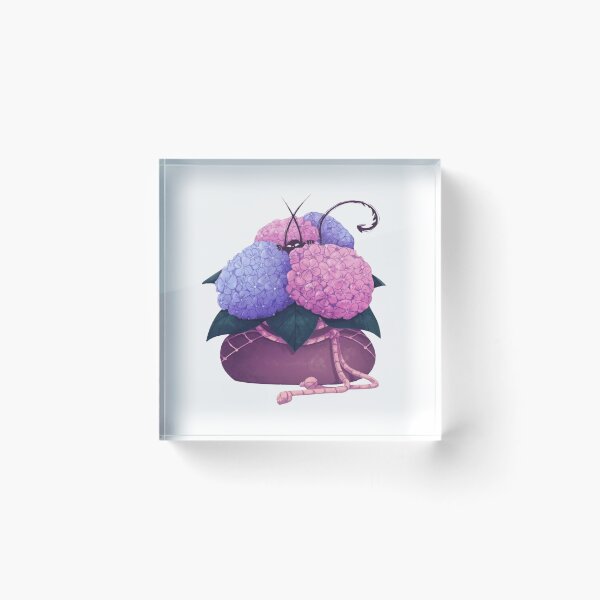 Item preview, Pink Purple Hydrangea Peeking Shadow designed and sold by Mystic-Misfitse.