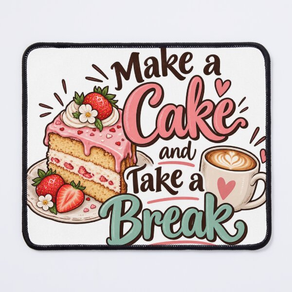 Artikelvorschau, Backe einen Kuchen und mach eine Pause! Süßer Backkaffee entworfen und verkauft von SimsimahLaughs.