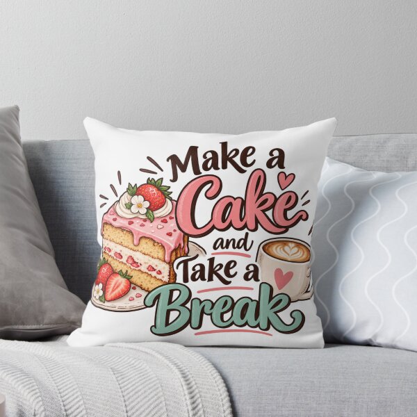 Item preview, Make a Cake and Take a Break Cute Baking Coffee designed and sold by SimsimahLaughs.