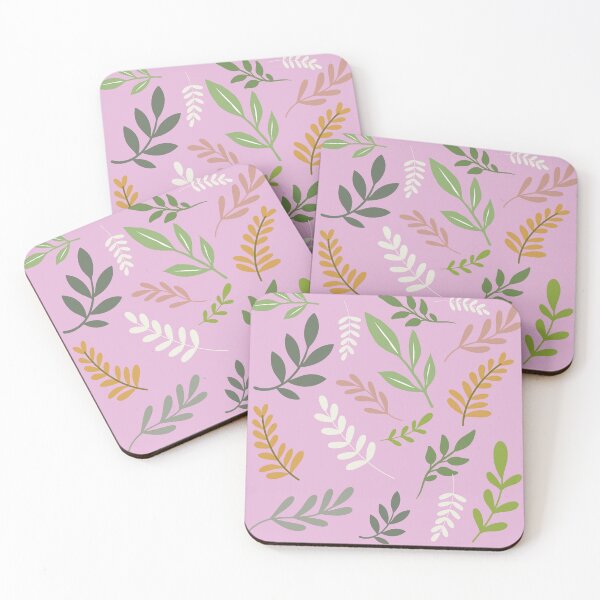 Item preview, Soft Pink Botanical Leaves – Modern Earthy Floral Pattern designed and sold by BigfeetLittlepaws.