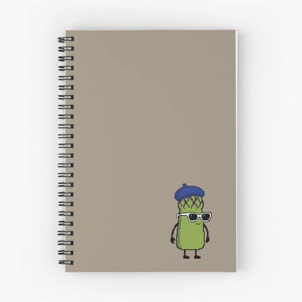 Item preview, Asparagus green Pixel with a Beret (BL) designed and sold by White Rim Mates.