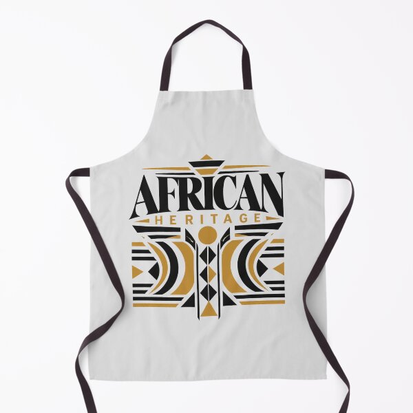 Item preview, African Heritage Luxury Streetwear | Modern Geometric Black Gold Graphic Design designed and sold by limos.