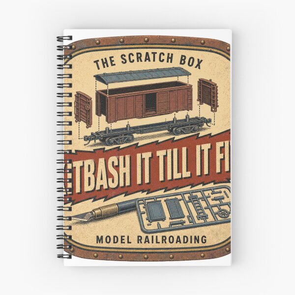 Item preview, Kitbash It Till It Fits Model Railway Badges designed and sold by BoosterShop.