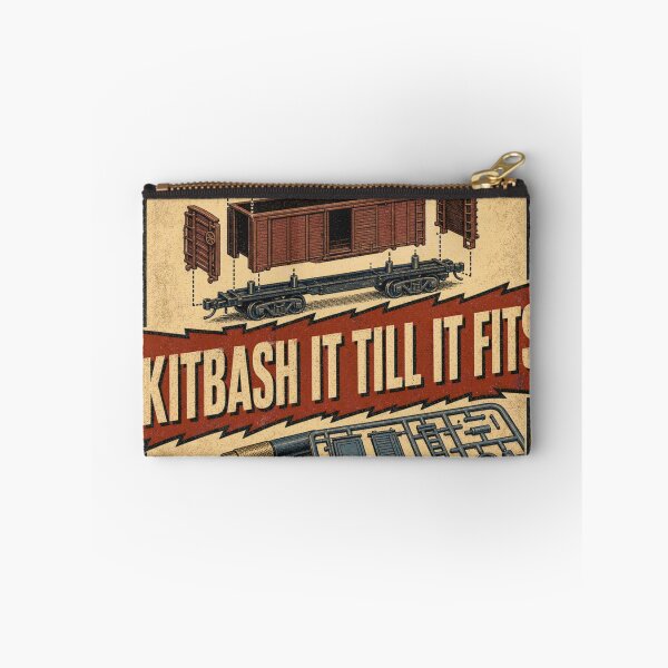 Item preview, Kitbash It Till It Fits Model Railway Badges designed and sold by BoosterShop.