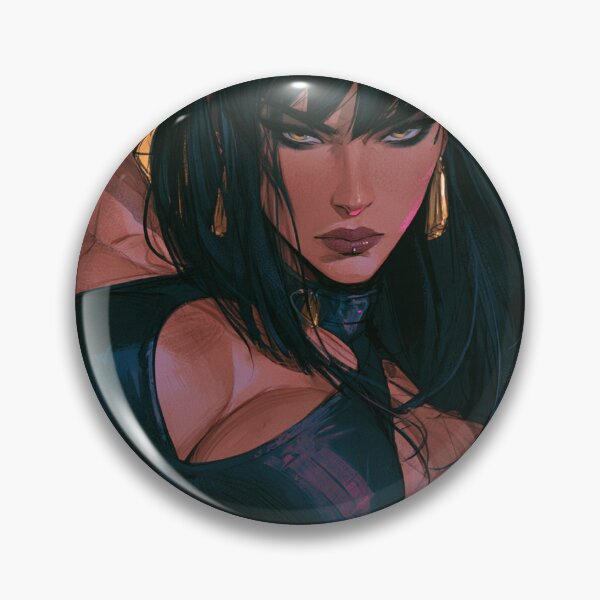 Item preview, Muscular Anime Warrior - Straight Bangs & Gold Cuffs Art designed and sold by AxeWave.