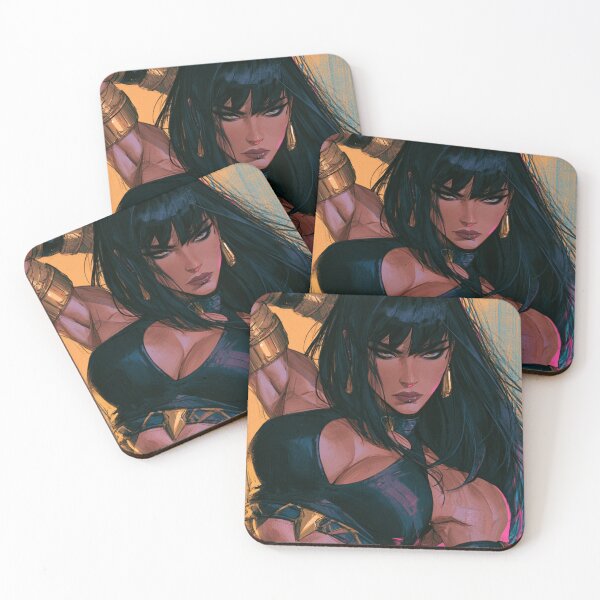 Item preview, Muscular Anime Warrior - Straight Bangs & Gold Cuffs Art designed and sold by AxeWave.