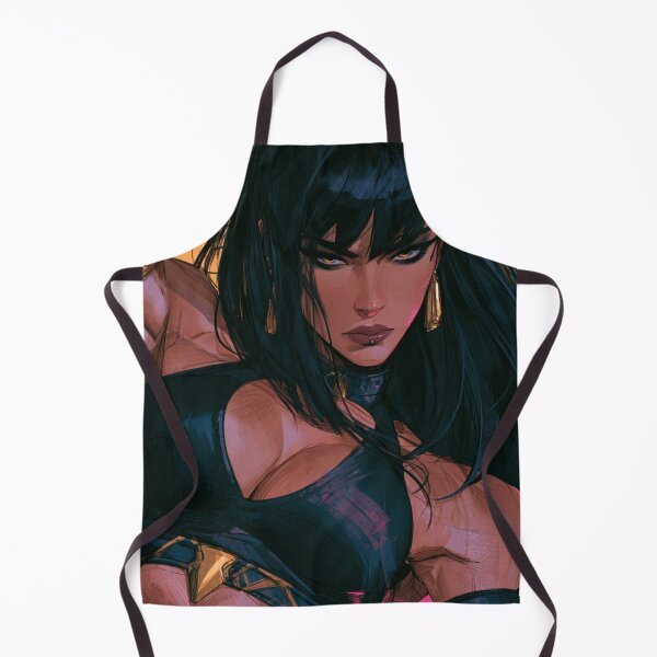 Item preview, Muscular Anime Warrior - Straight Bangs & Gold Cuffs Art designed and sold by AxeWave.