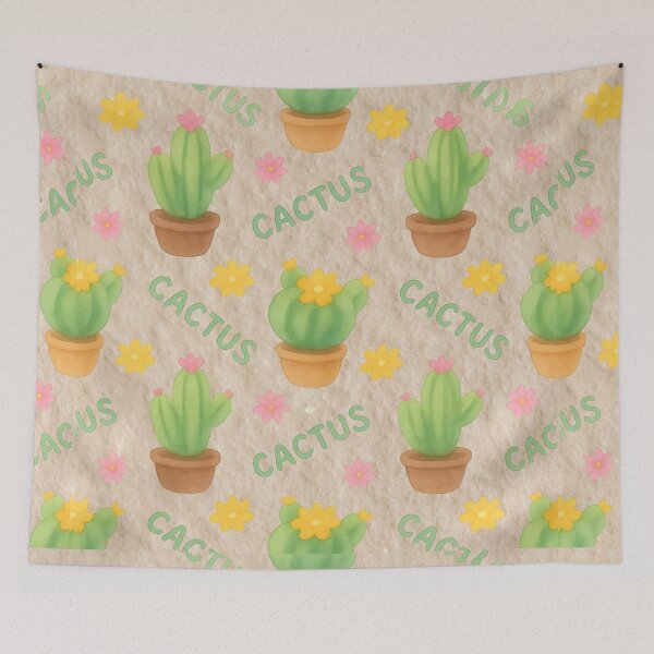 Item preview, Cute Cactus Pattern Pastel Succulent Pattern designed and sold by Rynasvz.