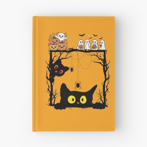 Item preview, gato espeluznante de Halloween designed and sold by Zellija.