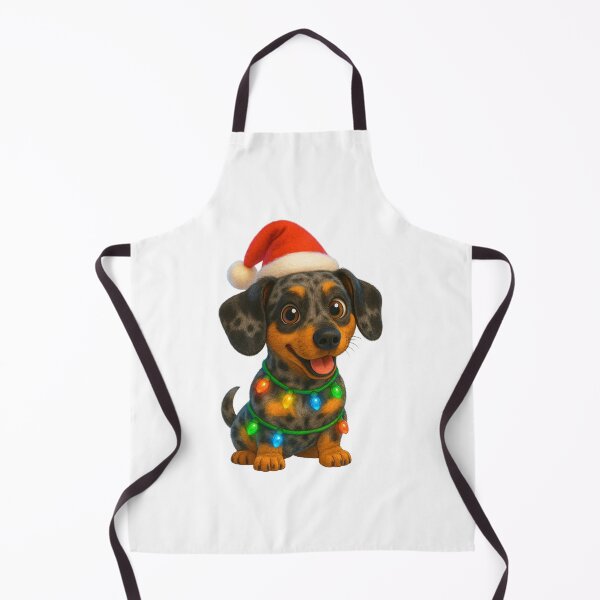 Item preview, Dapple Dachshund Christmas Cheer designed and sold by Sillytoe.