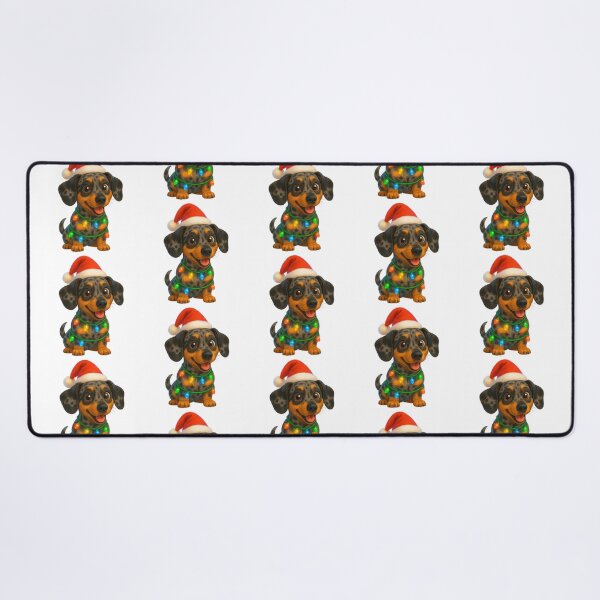 Item preview, Dapple Dachshund Christmas Cheer designed and sold by Sillytoe.