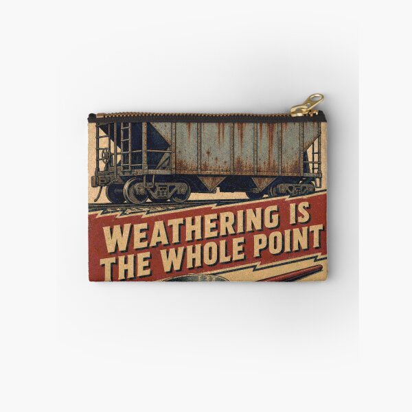 Item preview, Weathering Is The Whole Point Model Railway Aging Badges designed and sold by BoosterShop.
