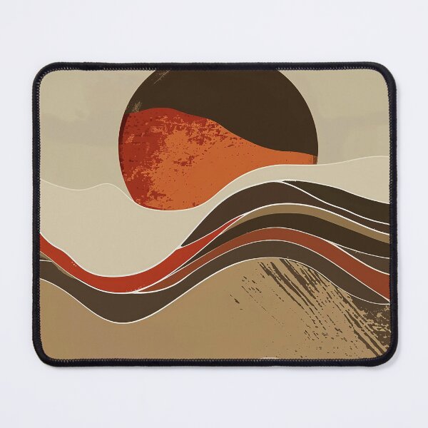 Item preview, Boho Sunset Over Fantasy Desert Warm Earthtones Abstract designed and sold by DEC02.