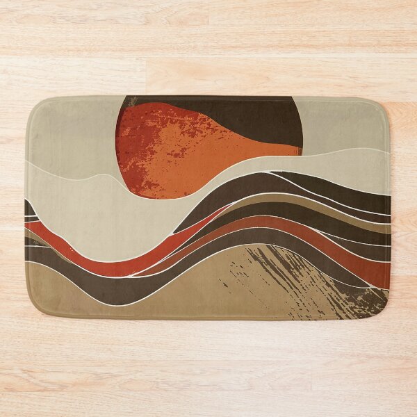 Item preview, Boho Sunset Over Fantasy Desert Warm Earthtones Abstract designed and sold by DEC02.