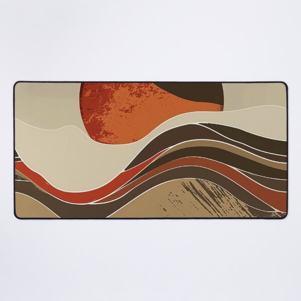Item preview, Boho Sunset Over Fantasy Desert Warm Earthtones Abstract designed and sold by DEC02.