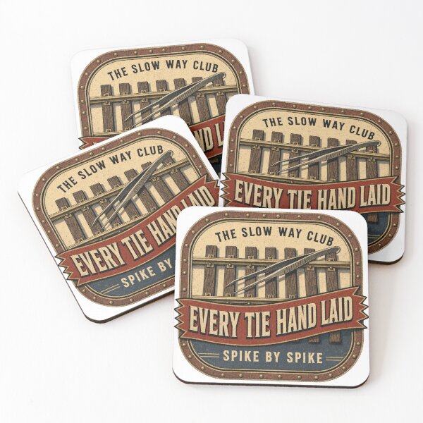 Item preview, Every Tie Hand Laid Hand Laid Track Badge designed and sold by BoosterShop.