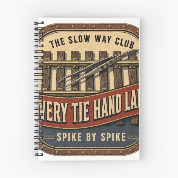 Item preview, Every Tie Hand Laid Hand Laid Track Badge designed and sold by BoosterShop.