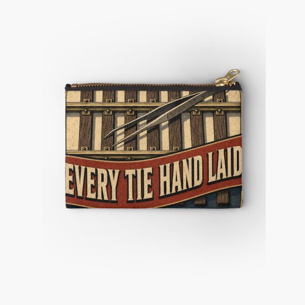 Item preview, Every Tie Hand Laid Hand Laid Track Badge designed and sold by BoosterShop.