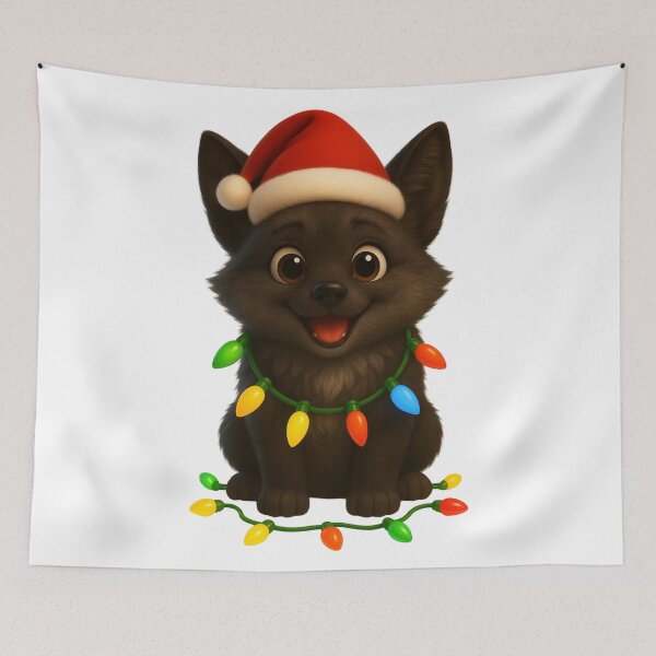 Item preview, Darwin’s Fox Christmas Lights designed and sold by Sillytoe.