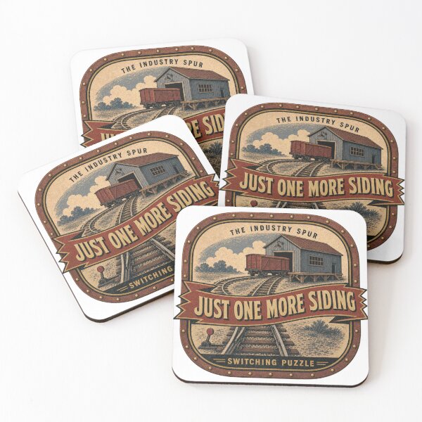 Item preview, Just One More Siding Siding Shunting Badge designed and sold by BoosterShop.