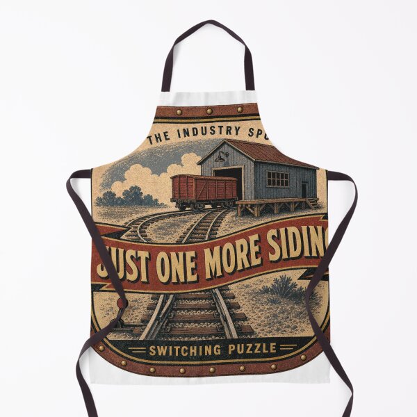 Item preview, Just One More Siding Siding Shunting Badge designed and sold by BoosterShop.