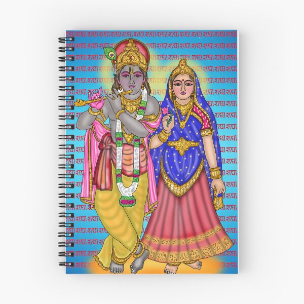 Item preview, Radha Krishna Digital Drawing | Divine Hindu Couple Artwork designed and sold by Harshit_Digital_Arts.