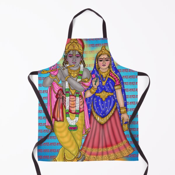 Item preview, Radha Krishna Digital Drawing | Divine Hindu Couple Artwork designed and sold by Harshit_Digital_Arts.
