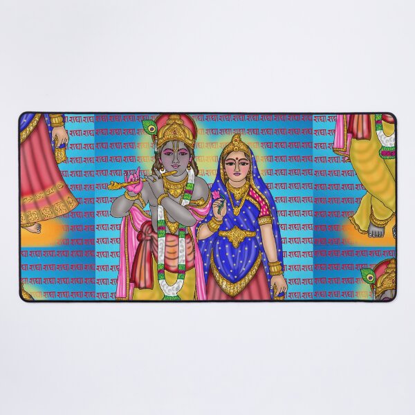 Item preview, Radha Krishna Digital Drawing | Divine Hindu Couple Artwork designed and sold by Harshit_Digital_Arts.