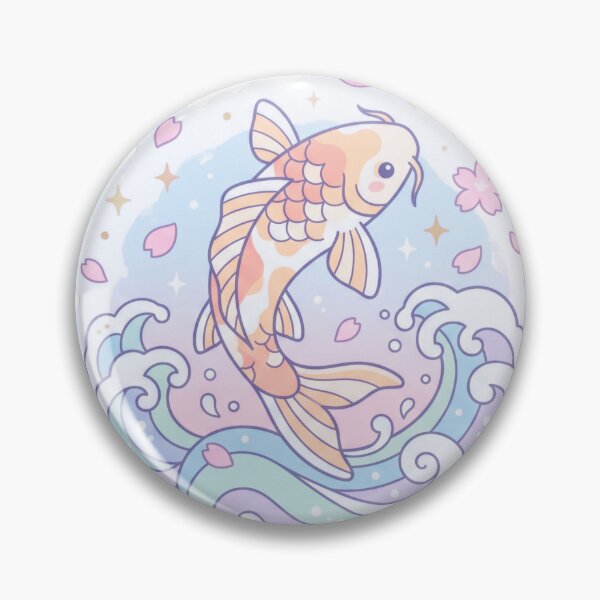 Item preview, Koi fish in pastel colors designed and sold by SoraPetals.