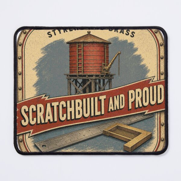 Item preview, Scratchbuilt and proud self-made model building badges designed and sold by BoosterShop.