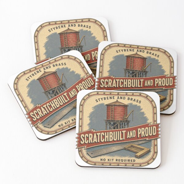 Item preview, Scratchbuilt and proud self-made model building badges designed and sold by BoosterShop.